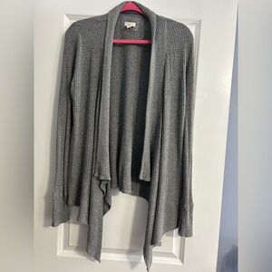 Gray Women's Open Front Cardigan